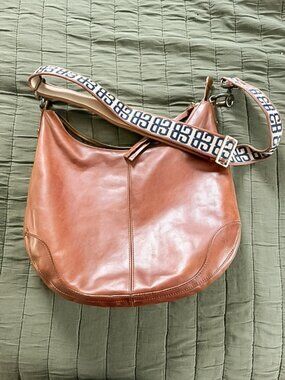 Frye Melissa Scooped Hobo Bag + Parker Thatch Crossbody Strap (Modernist)